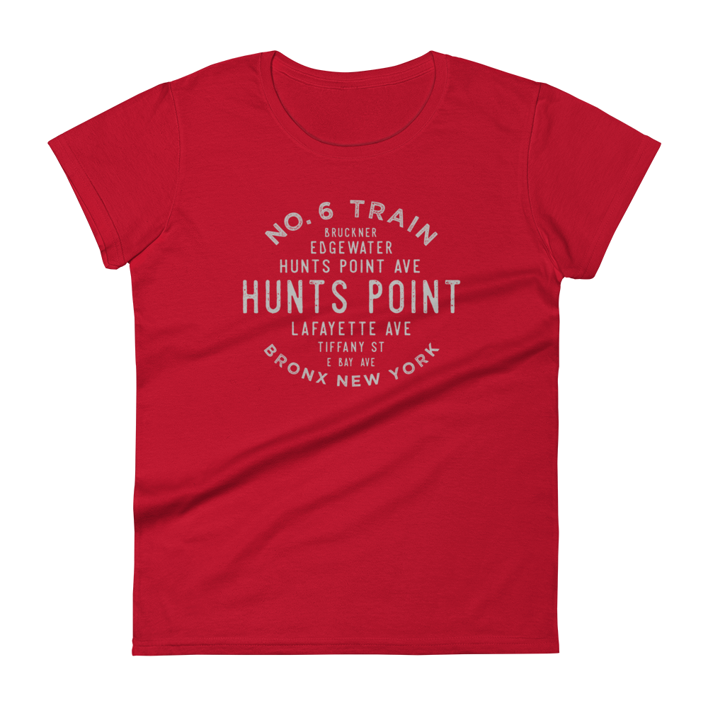 Hunts Point Bronx NYC Women's Grid Tee