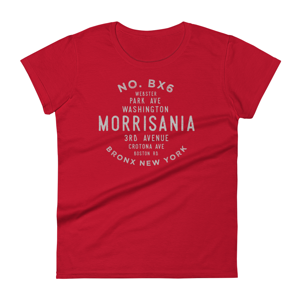 Morrisania Bronx NYC Women's Grid Tee