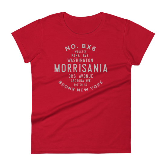 Morrisania Bronx NYC Women's Grid Tee