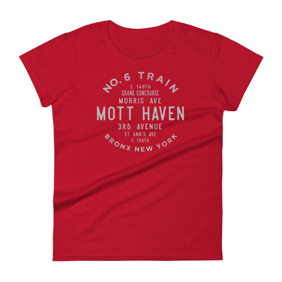 Mott Haven Bronx NYC Women's Grid Tee