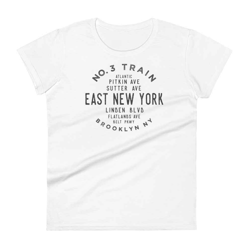 East New York Brooklyn NYC Women's Grid Tee