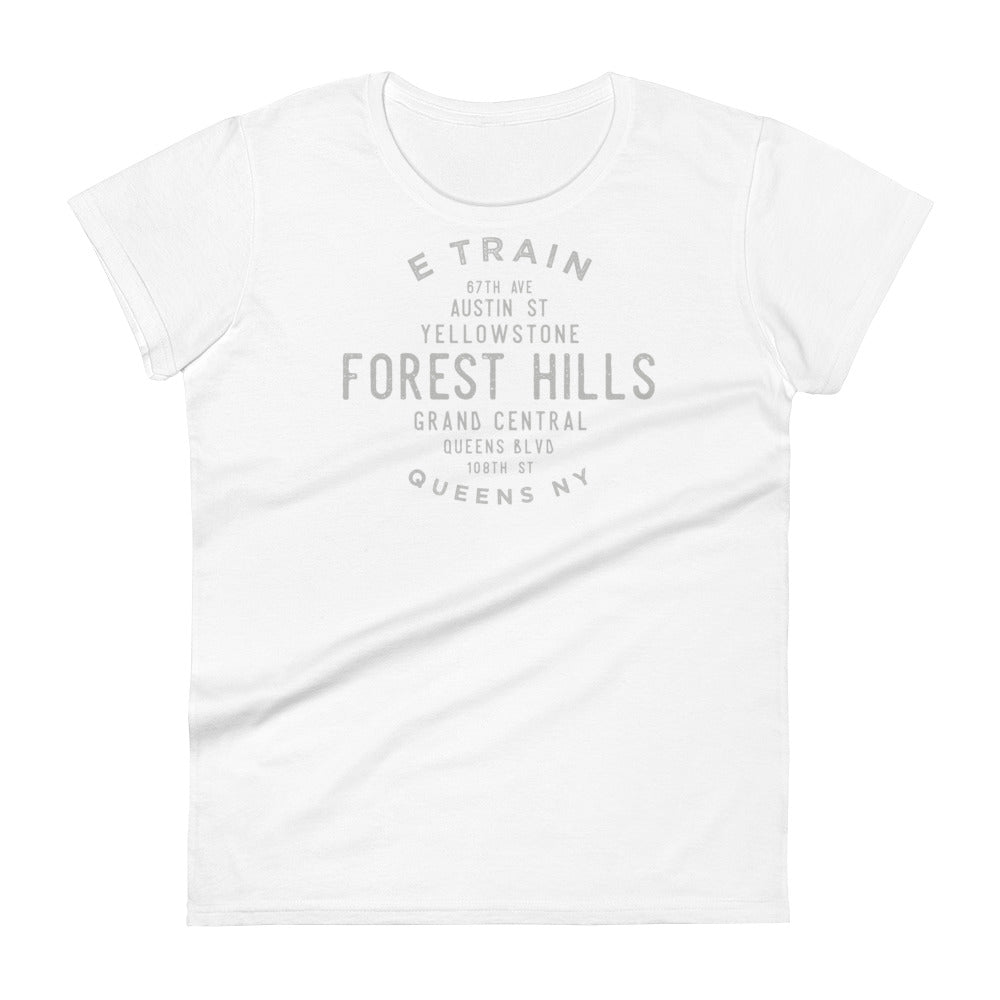 Forest Hills Queens NYC Women's Grid Tee