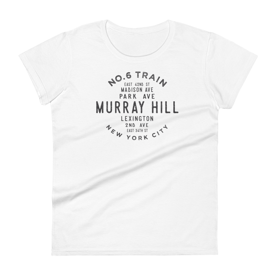 Murray Hill Manhattan NYC Women's Grid Tee