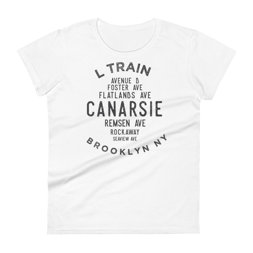 Canarsie Brooklyn NYC Women's Grid Tee