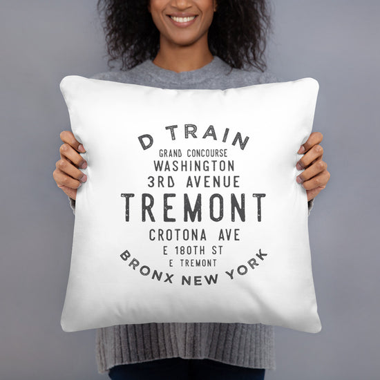 Tremont Bronx NYC Pillow