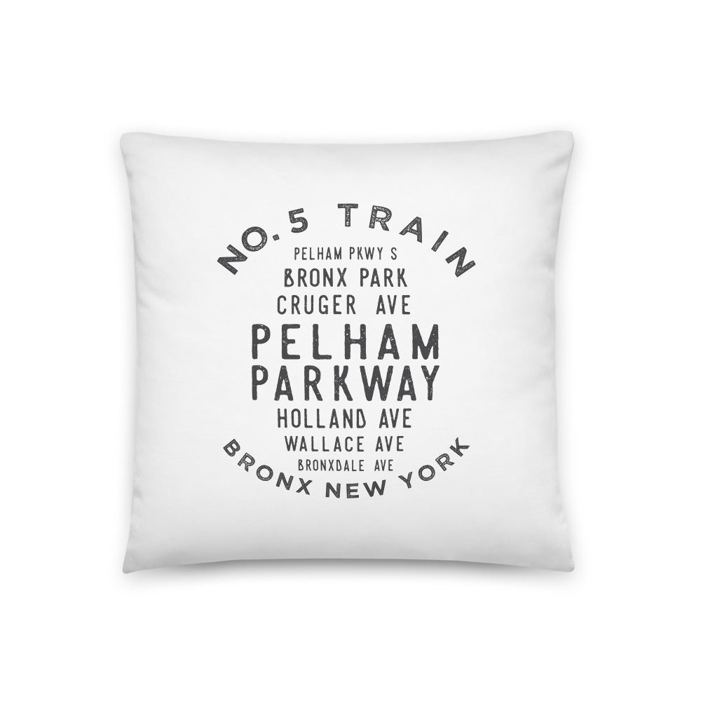 Pelham Parkway Bronx NYC Pillow