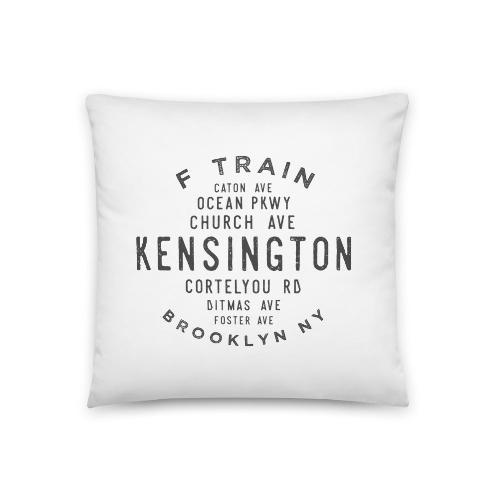 Kensington Brooklyn NYC Pillow