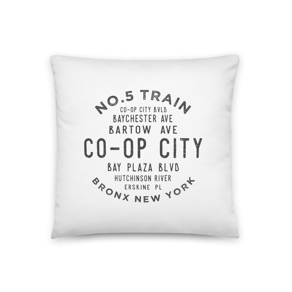 Co-op City Bronx NYC Pillow
