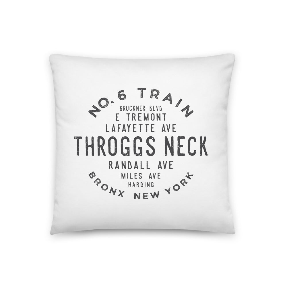 Throggs Neck Bronx NYC Pillow