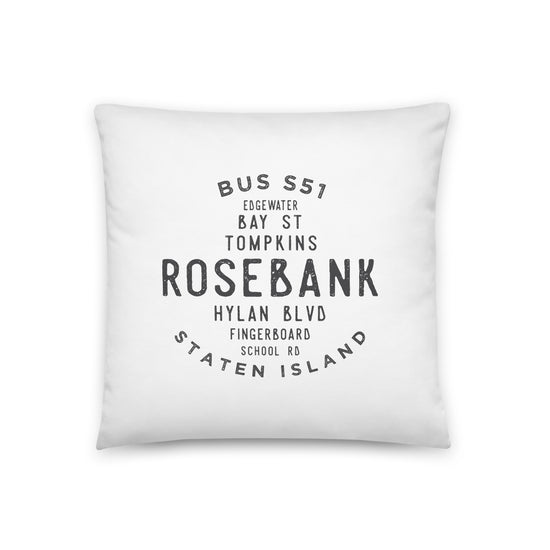 Load image into Gallery viewer, Rosebank Staten Island NYC Pillow
