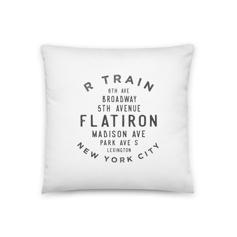 Flatiron Manhattan NYC Pillow