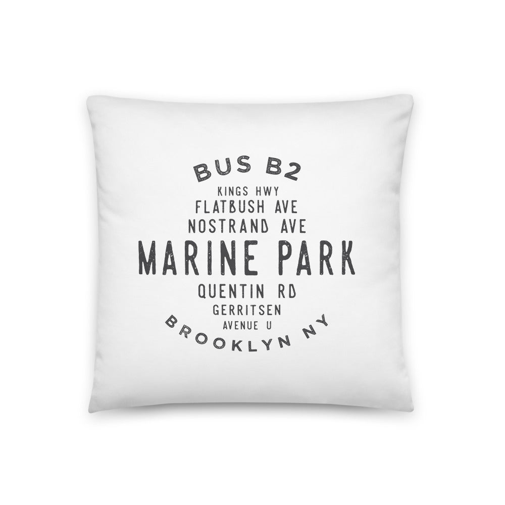 Marine Park Brooklyn NYC Pillow