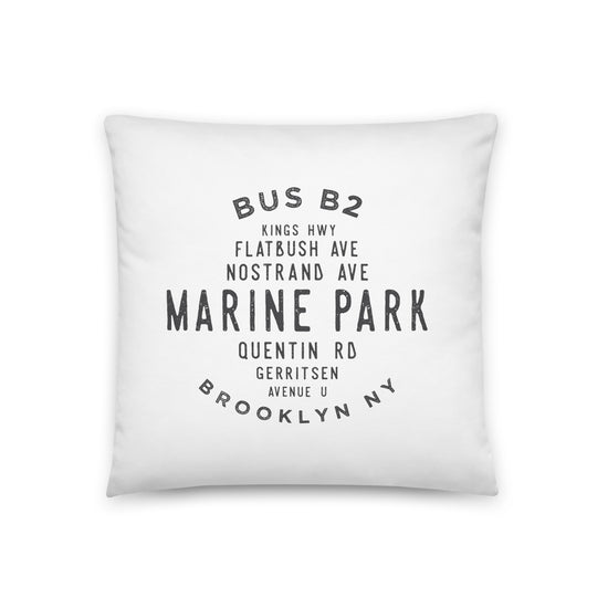 Marine Park Brooklyn NYC Pillow
