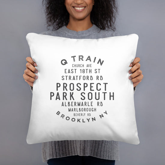 Prospect Park South Brooklyn NYC Pillow