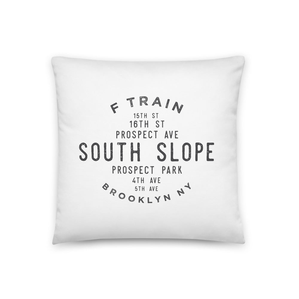 South Slope Brooklyn NYC Pillow