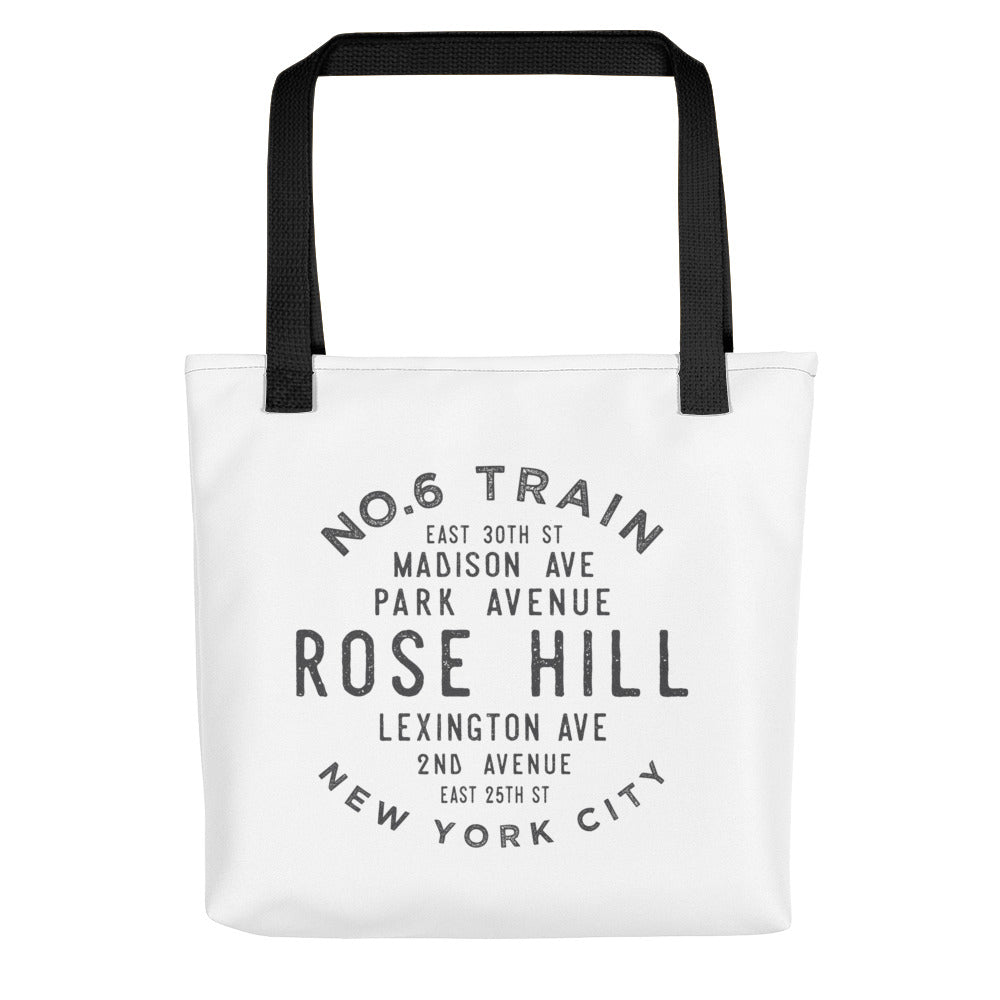 Rose Hill Manhattan NYC Tote Bag
