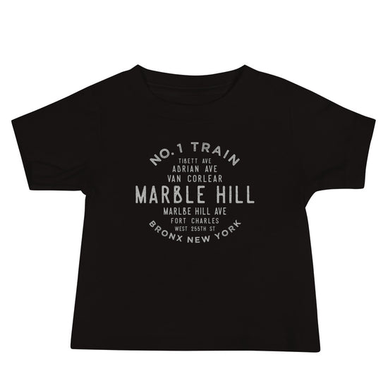 Marble Hill Bronx NYC Baby Jersey Tee