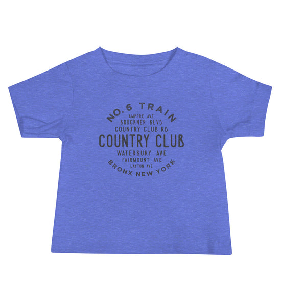 Country Club Bronx NYC Baby Jersey Tee