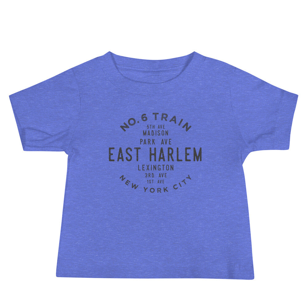 East Harlem Manhattan NYC Baby Jersey Tee