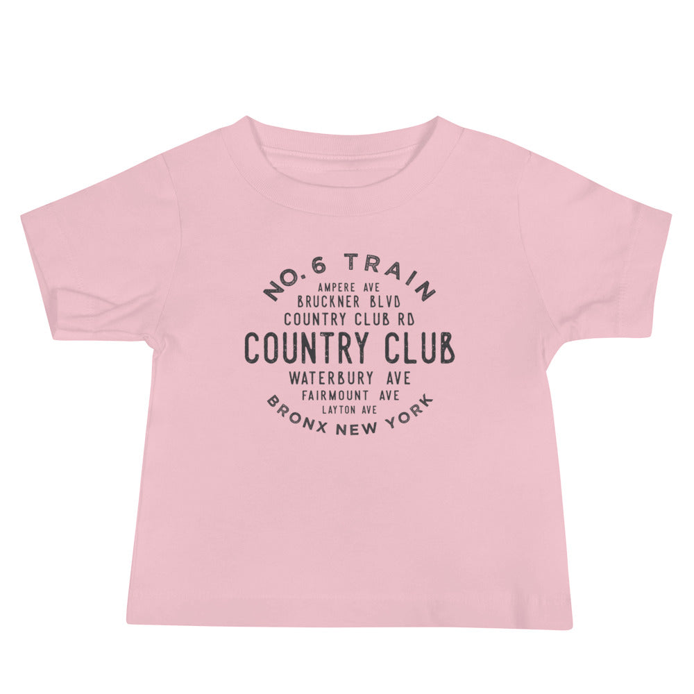 Country Club Bronx NYC Baby Jersey Tee