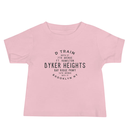 Dyker Heights Brooklyn NYC Baby Jersey Tee