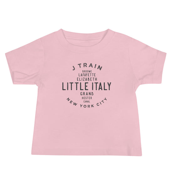 Little Italy Manhattan NYC Baby Jersey Tee