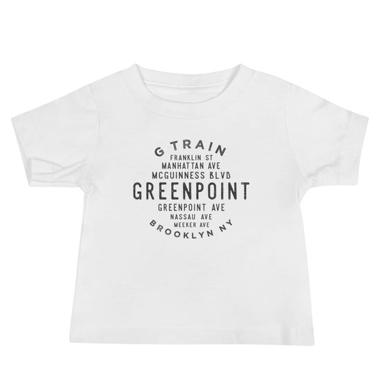 Greenpoint Brooklyn NYC Baby Jersey Tee