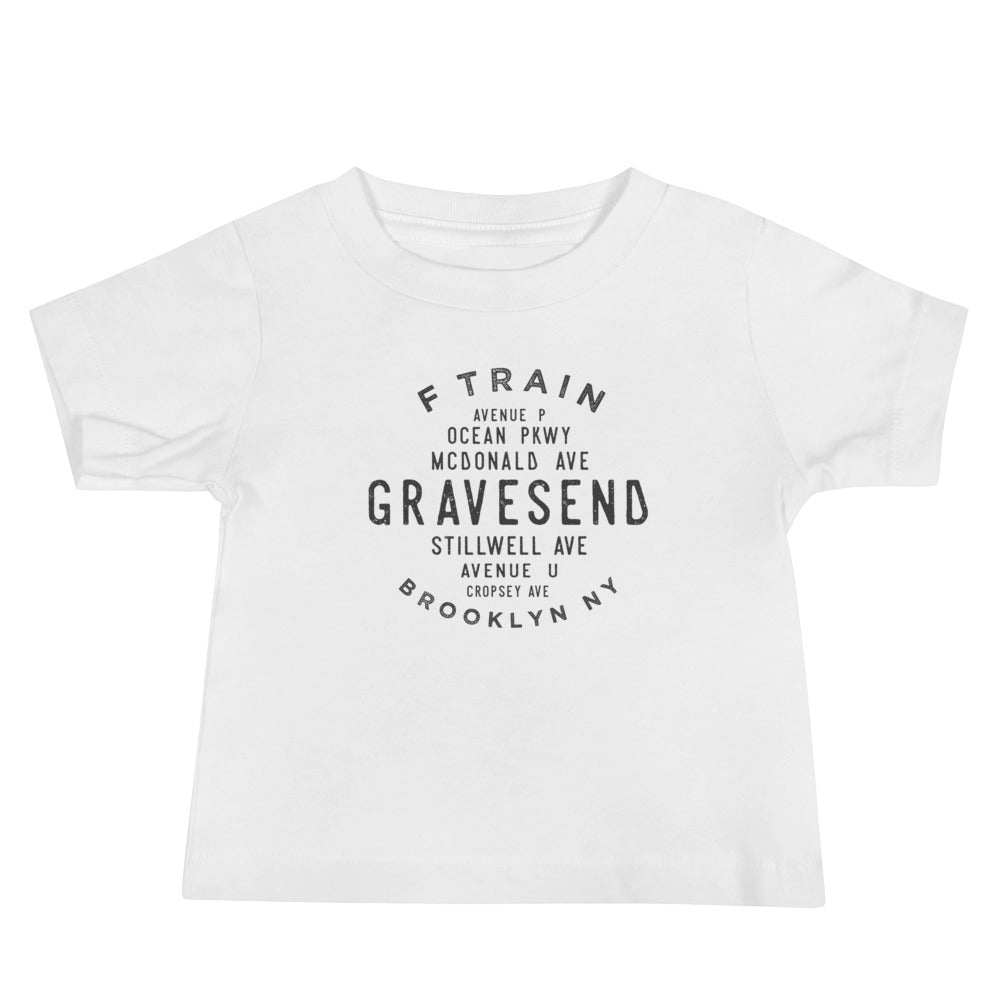 Gravesend Brooklyn NYC Baby Jersey Tee