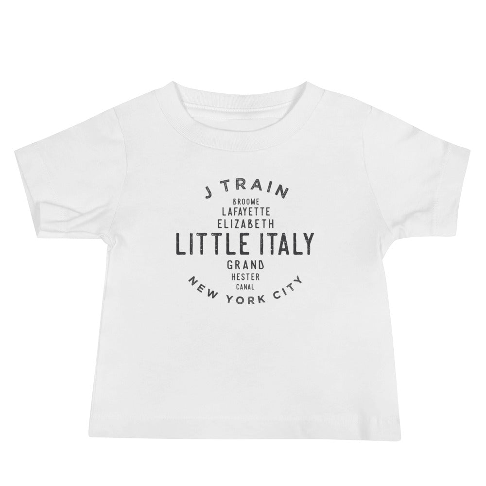 Little Italy Manhattan NYC Baby Jersey Tee