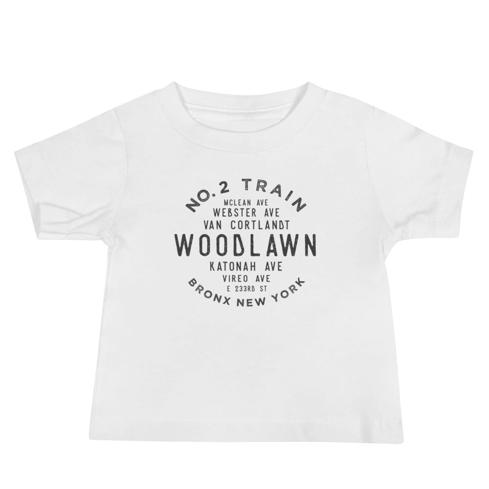 Woodlawn Bronx NYC Baby Jersey Tee