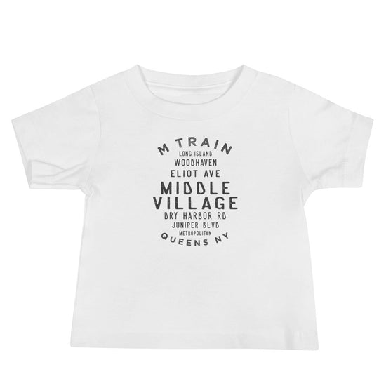 Middle Village Queens NYC Baby Jersey Tee