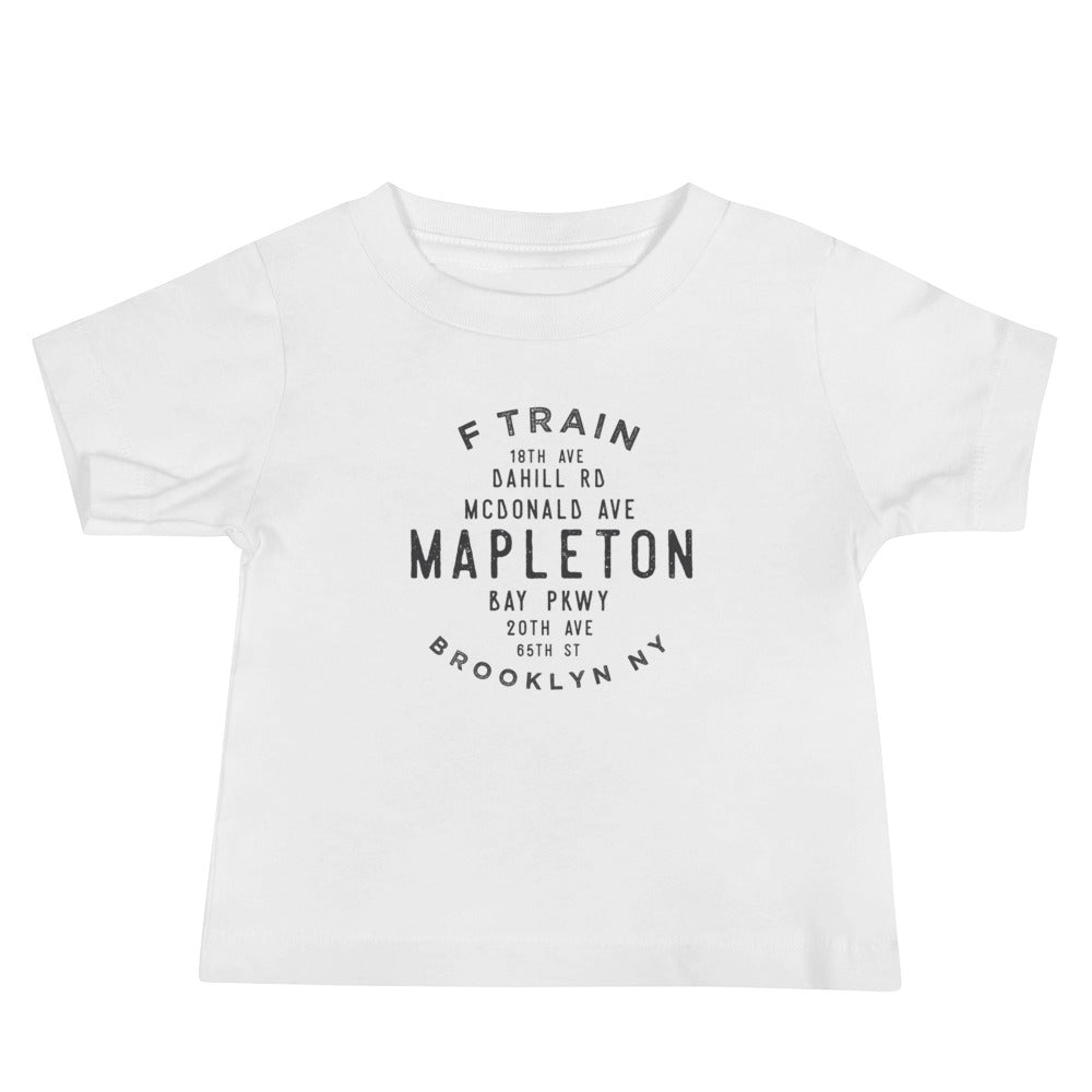 Mapleton Brooklyn NYC Baby Jersey Tee