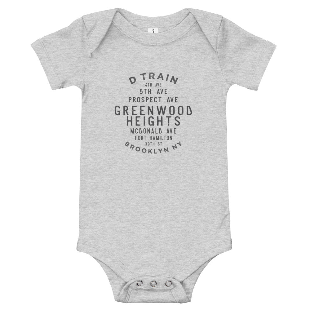 Greenwood Heights Brooklyn NYC Infant Bodysuit