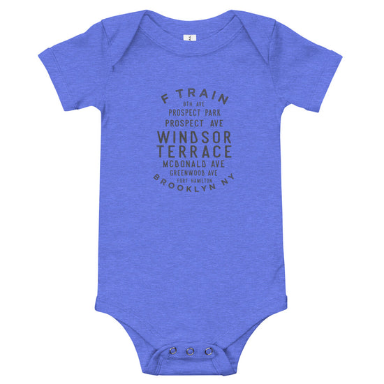 Load image into Gallery viewer, Windsor Terrace Brooklyn NYC Infant Bodysuit
