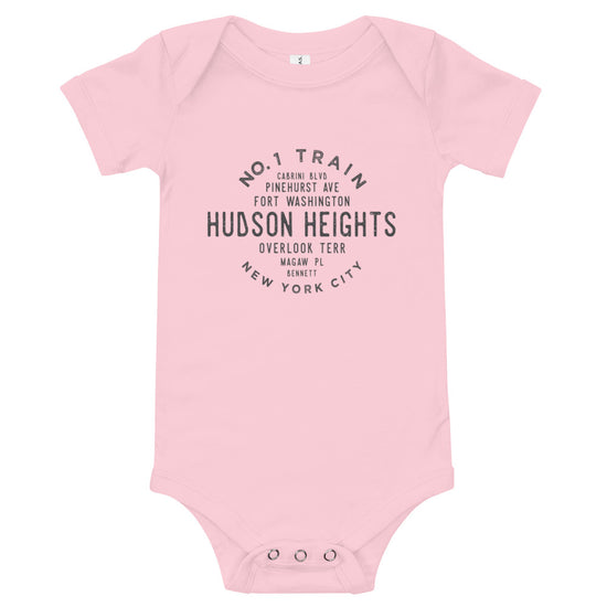 Hudson Heights Manhattan NYC Infant Bodysuit