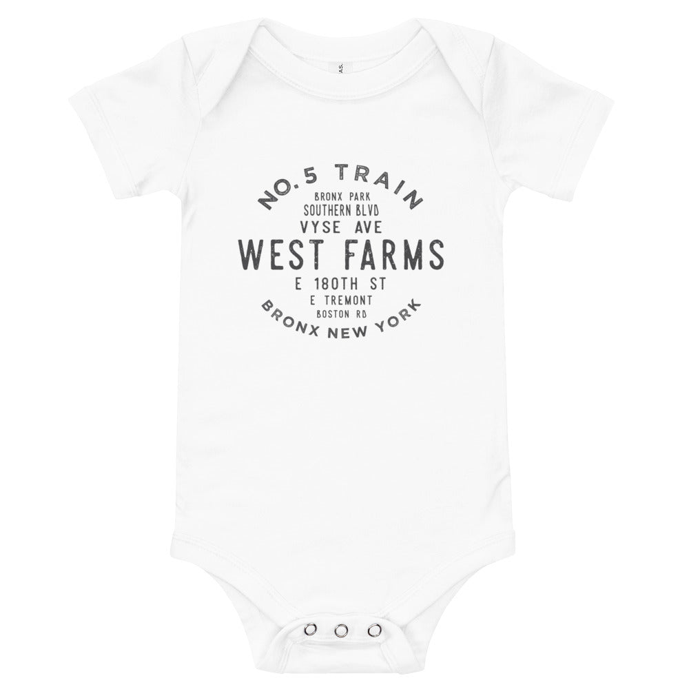 Load image into Gallery viewer, West Farms Bronx NYC Infant Bodysuit
