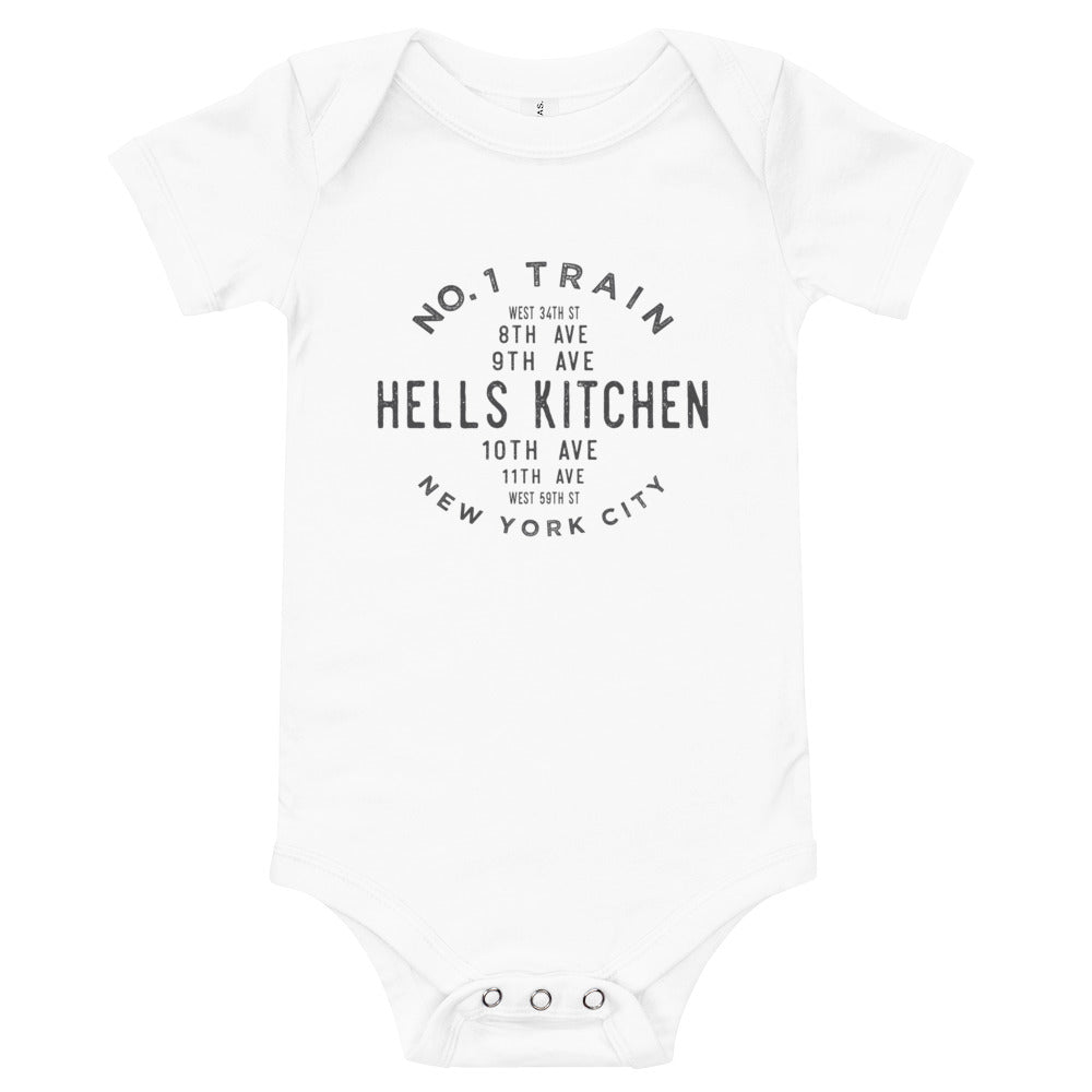 Hells Kitchen Manhattan NYC Infant Bodysuit