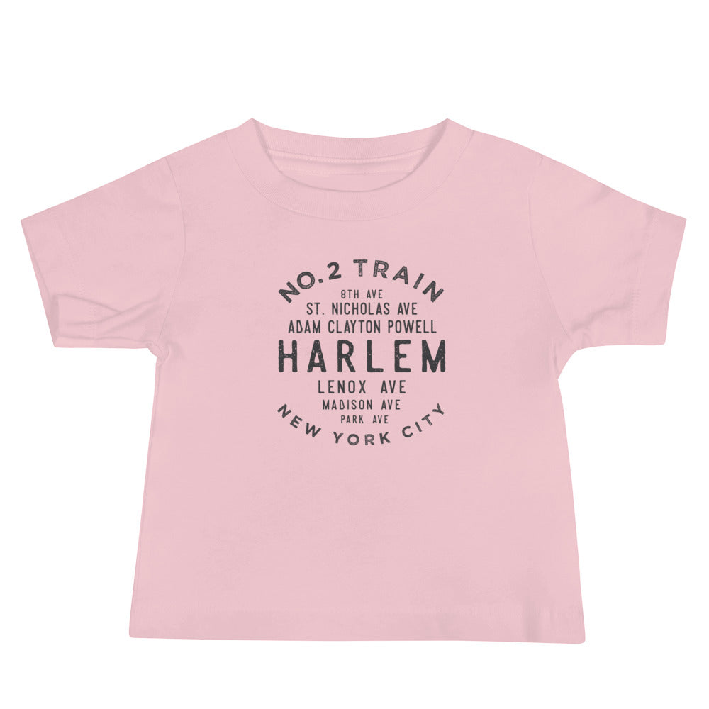 Harlem Manhattan NYC Baby Jersey Tee