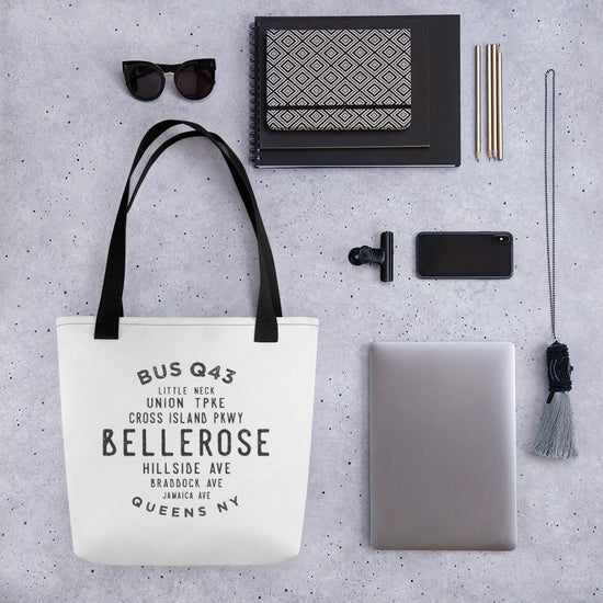 Bellerose Queens NYC Tote Bag