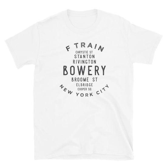 Bowery Manhattan Unisex Grid Tee - Vivant Garde