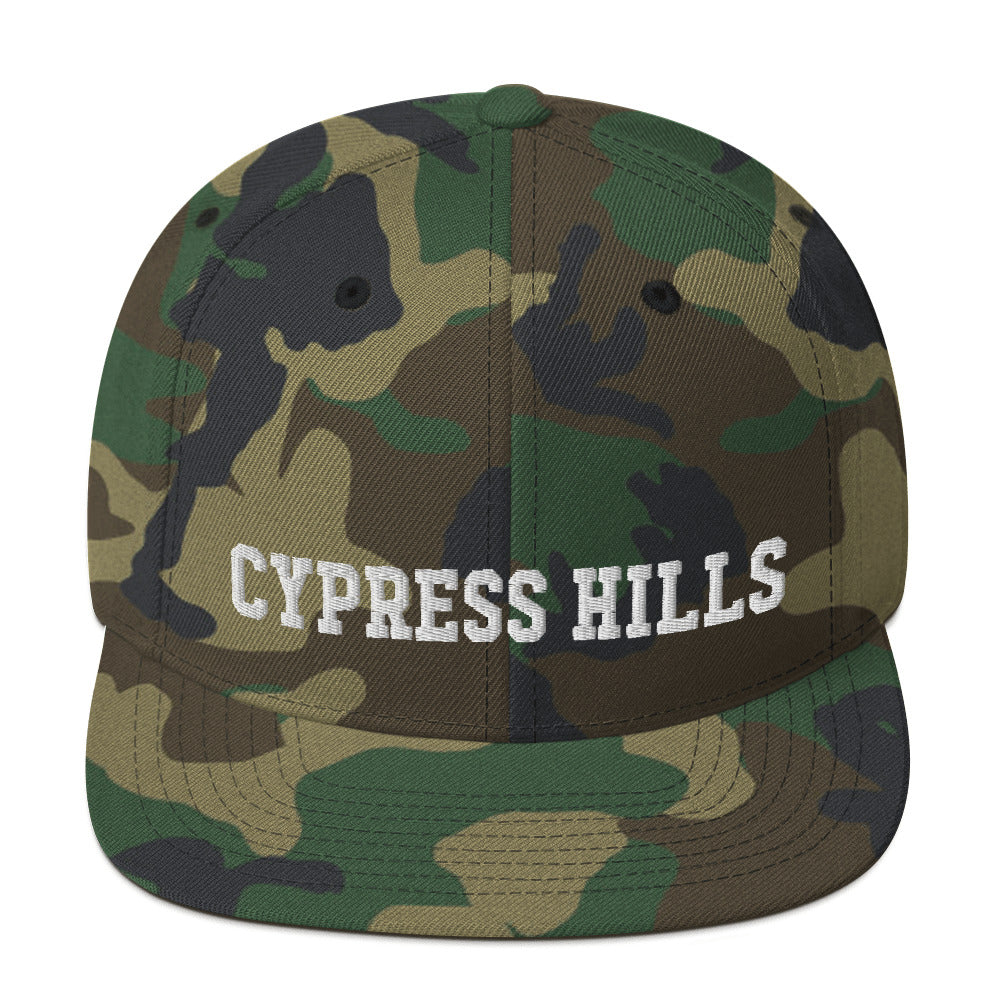 Cypress Hills Brooklyn NYC Snapback Hat