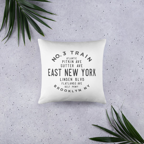 East New York Brooklyn NYC Basic Pillow
