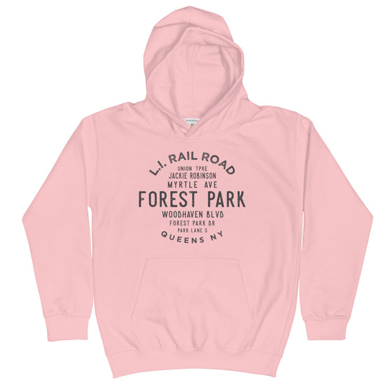 Forest Park Queens NYC Kids Hoodie