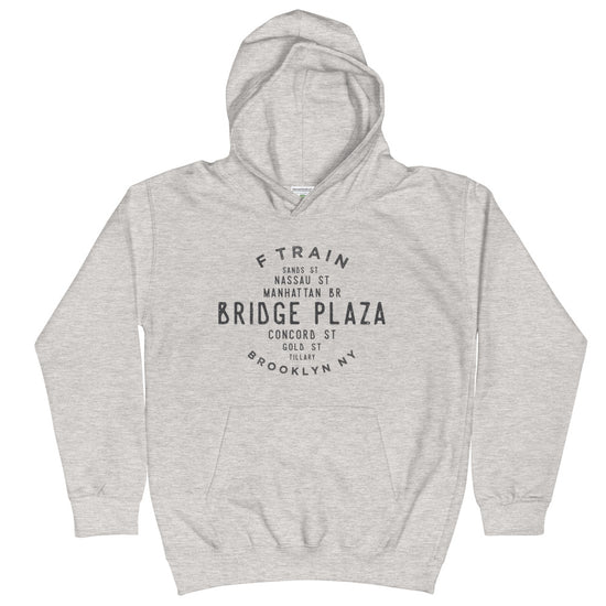 Bridge Plaza Brooklyn NYC Kids Hoodie