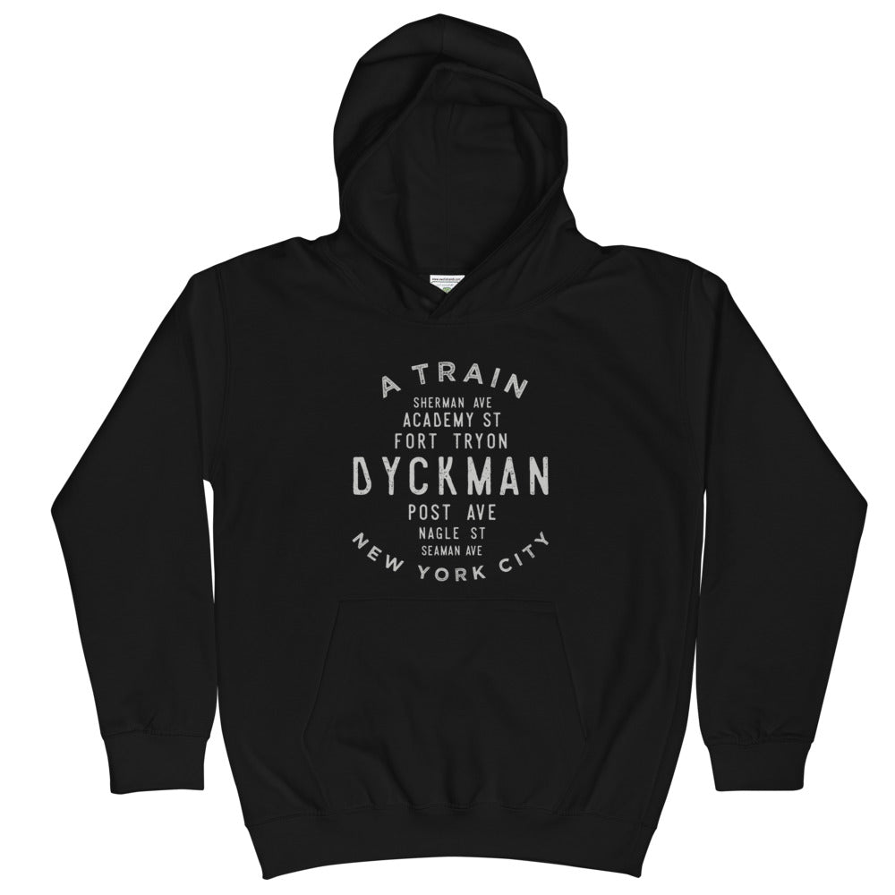 Dyckman Manhattan NYC Kids Hoodie