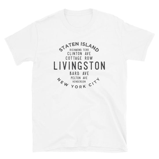 Livingston Staten Island Unisex Grid Tee - Vivant Garde