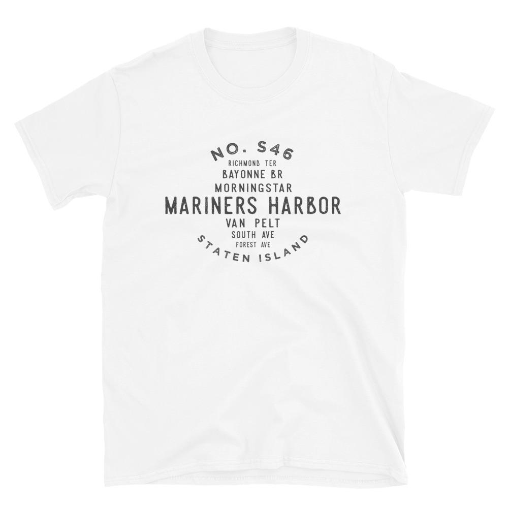 Mariners Harbor Staten Island Unisex Grid Tee - Vivant Garde