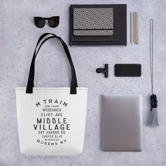 Middle Village Queens NYC Tote Bag