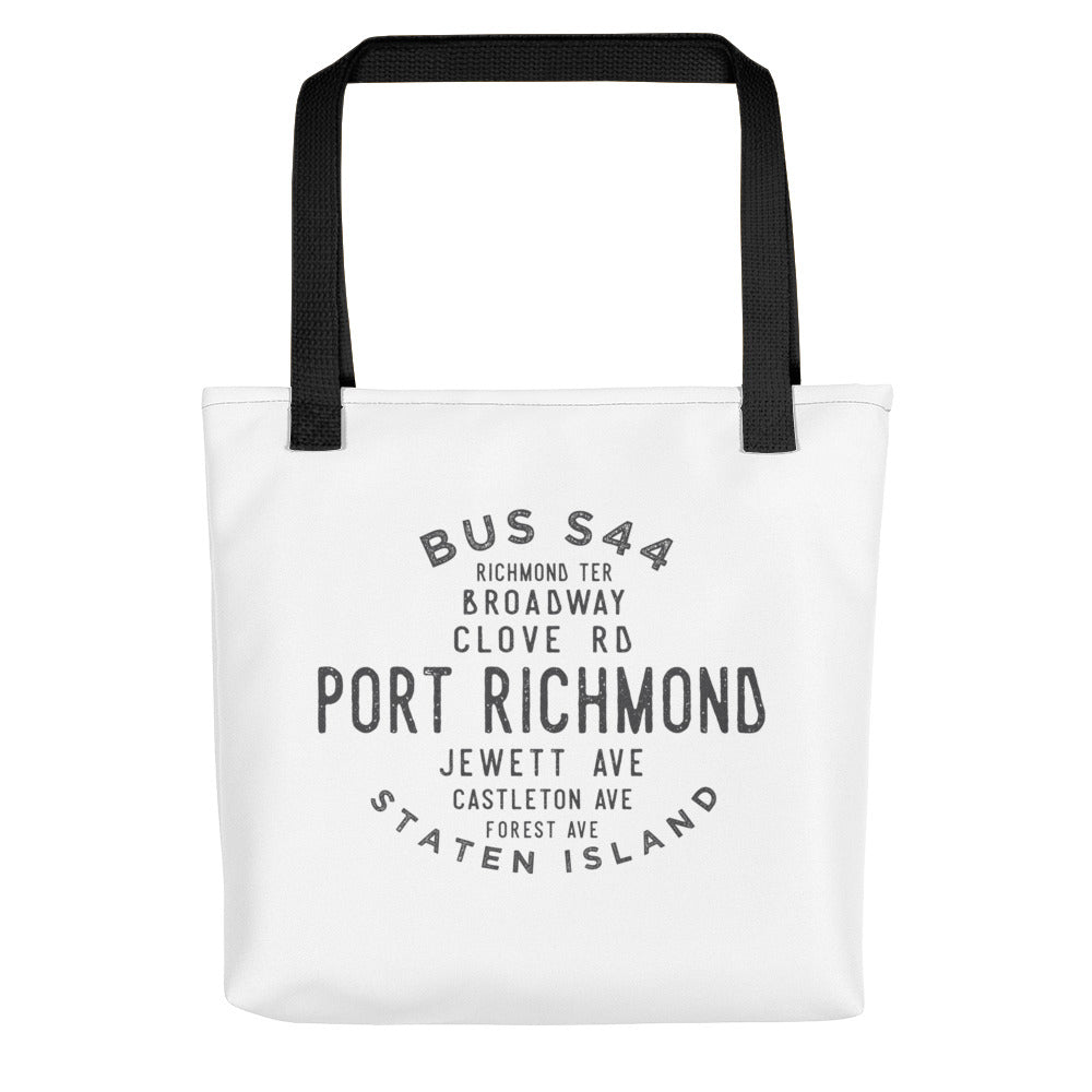 Load image into Gallery viewer, Port Richmond Staten Island NYC Tote bag
