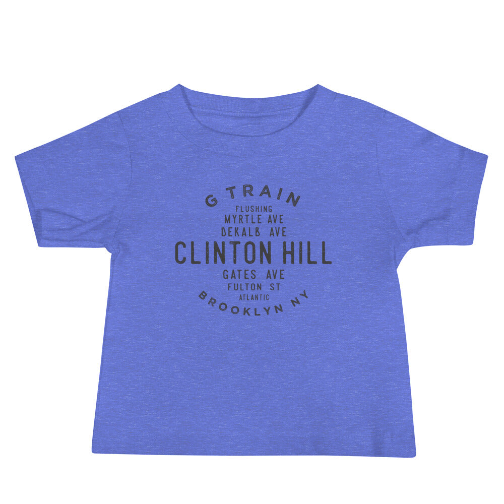 Clinton Hill Brooklyn NYC Baby Jersey Tee